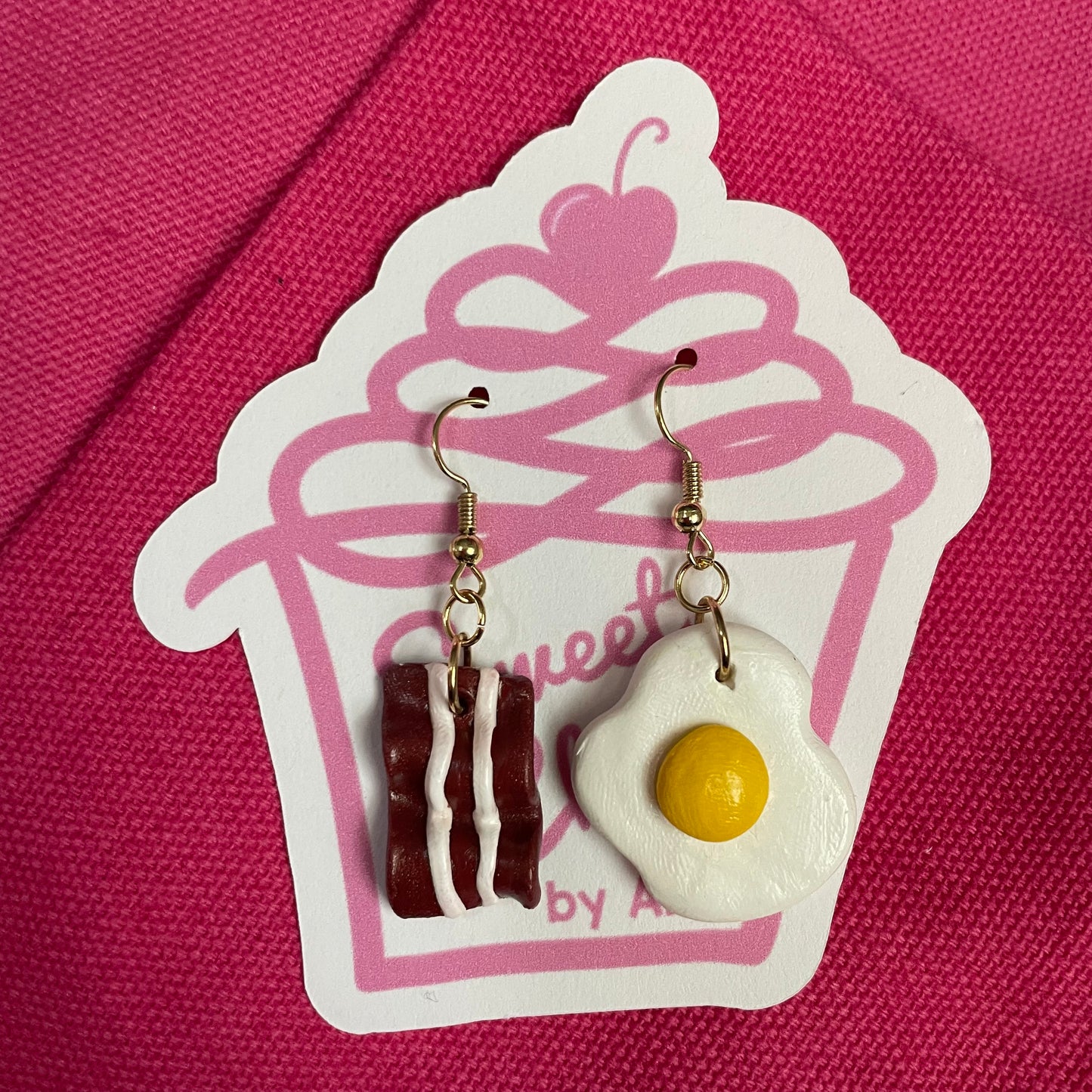 Eggs and Bacon Earrings