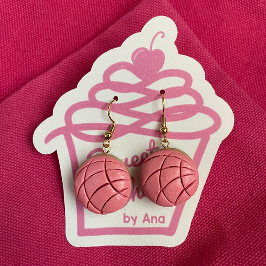 Pink Concha Earrings